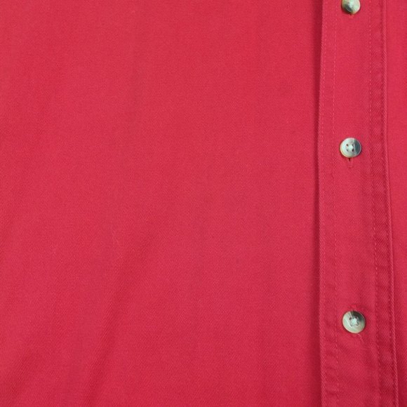 Dale‎ Earnhardt Jr Mens Shirt Button Up Chase Authentics Red Short Sleeve 8 L - Picture 4 of 15